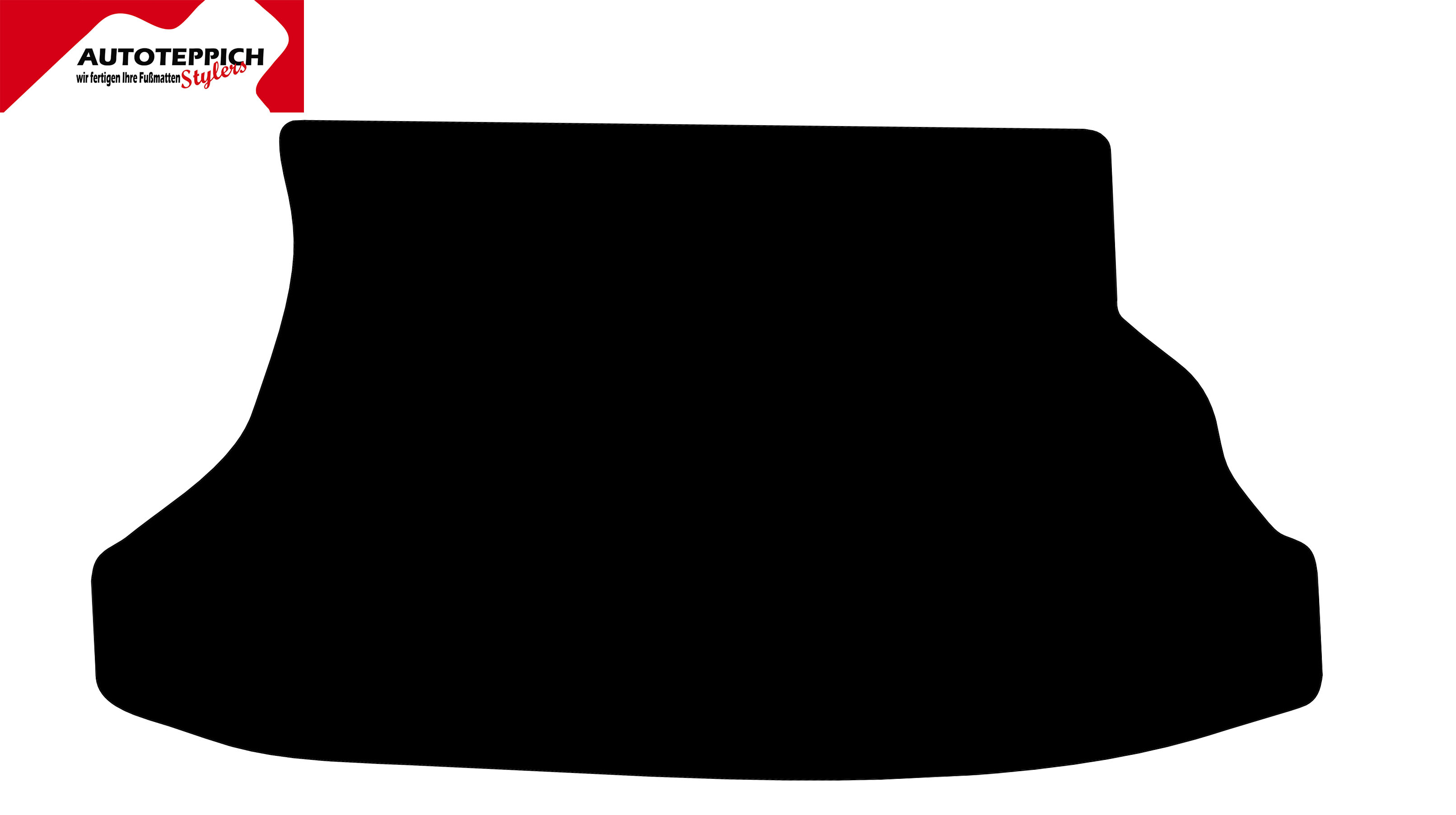 Eine Kofferraummatte in schwarz für Toyota 